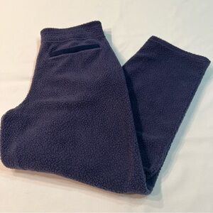 NWT Patagonia Women’s Shearling Crops Size Small Navy